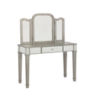 VANITY SET METALLIC PLATINUM