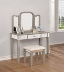 VANITY SET METALLIC PLATINUM